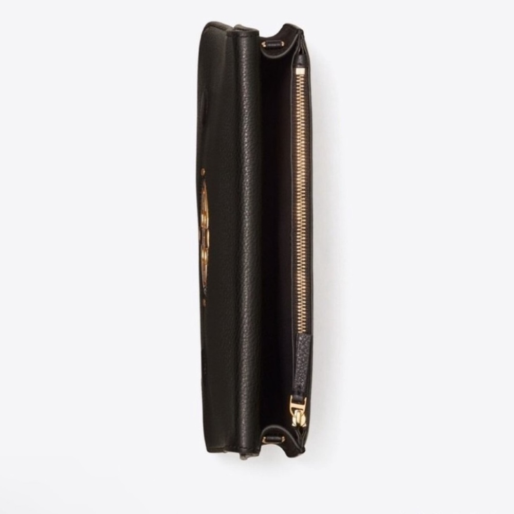 Tory Burch Miller Clutch / Shoulder Bag, Pebbled Leather - Picture 5 of 14